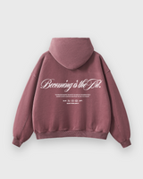 Becoming Is The Art Rose Washed Premium Hoodie | Sur Project®