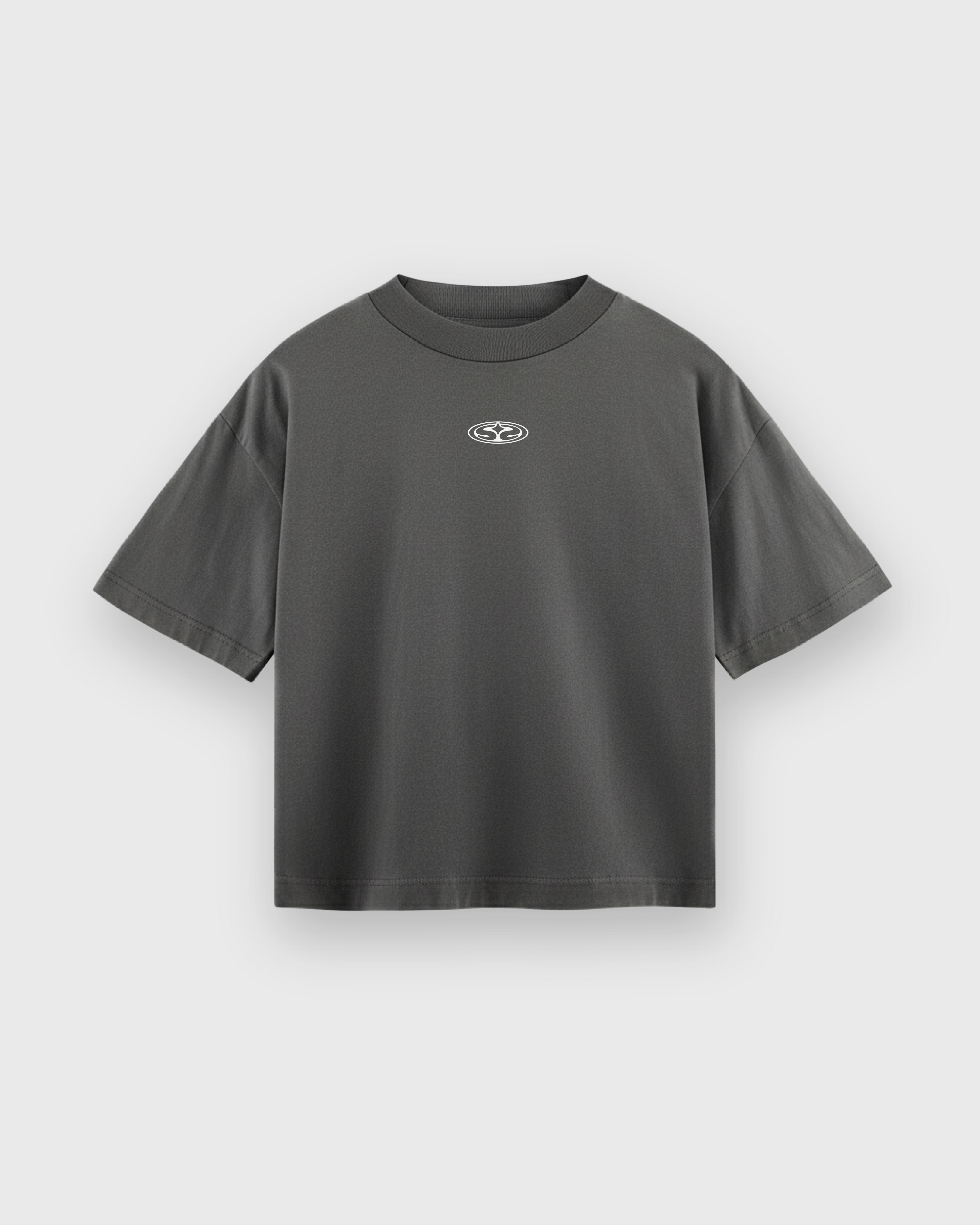 SUR Official Emblem Gray Vintage Boxy Tee | Sur Project®