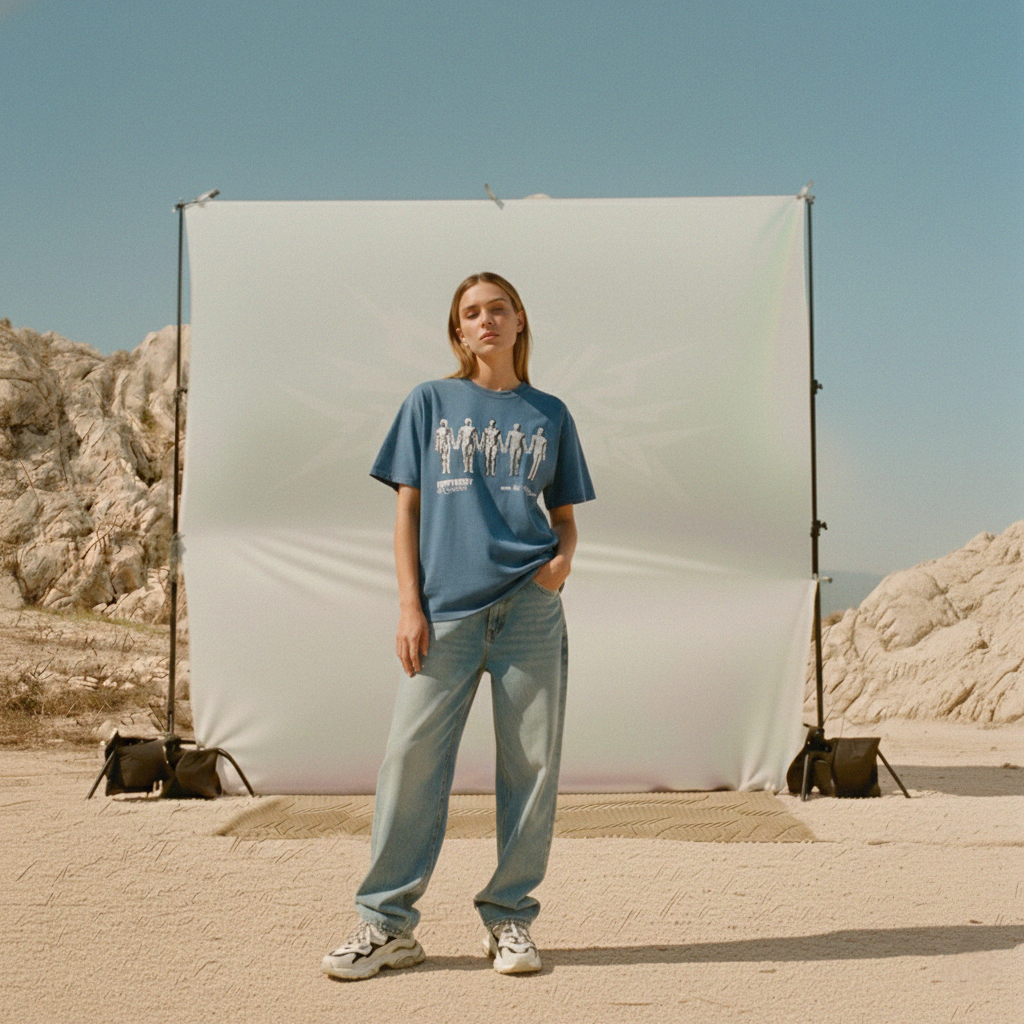 Humans Heavyweight Oversized Acid Wash Tee | Sur Project®