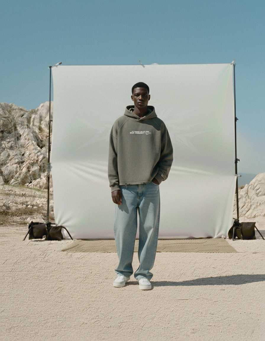 The Statement Vintage Dark Gray Washed Premium Hoodie | Sur Project®