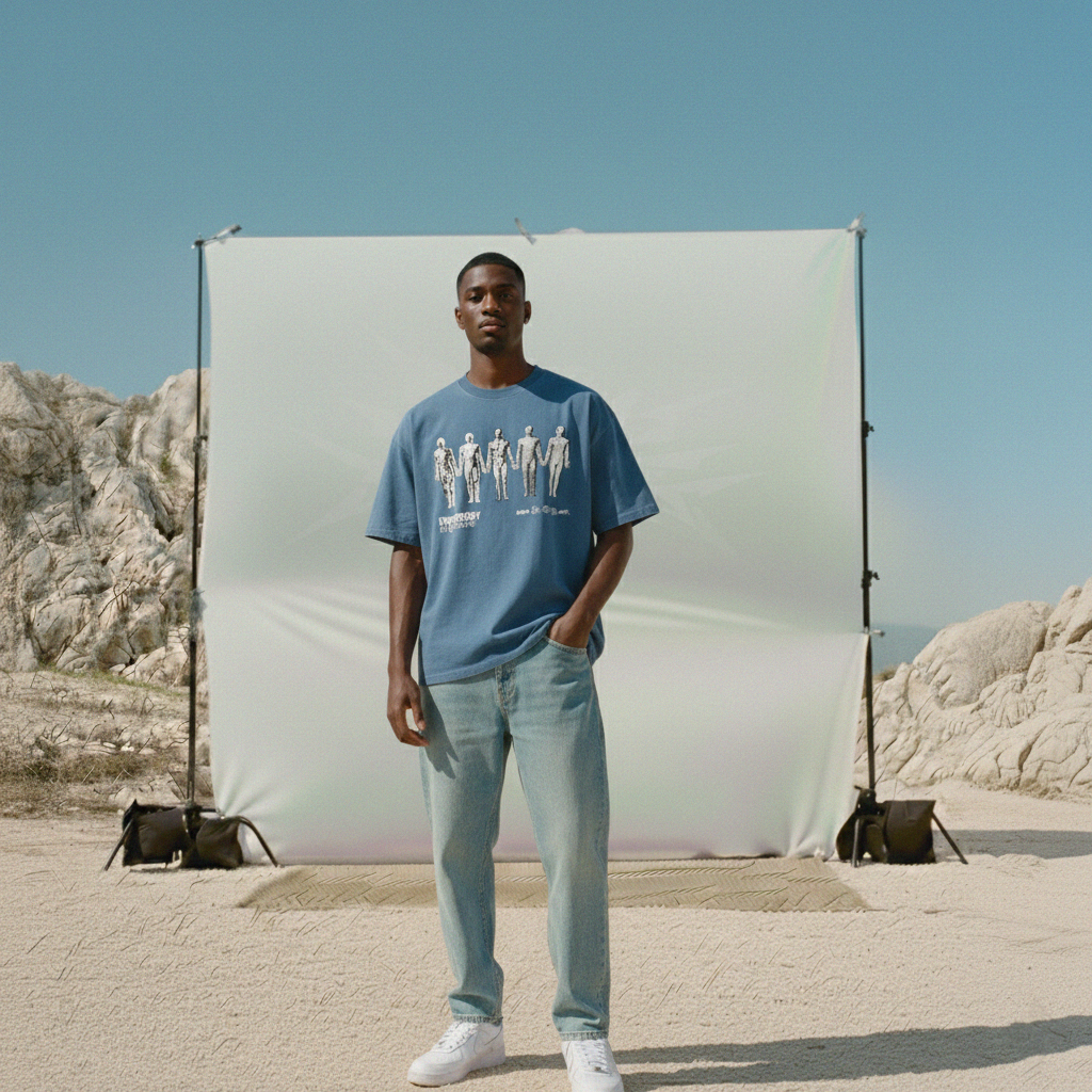 Humans Heavyweight Oversized Acid Wash Tee | Sur Project®