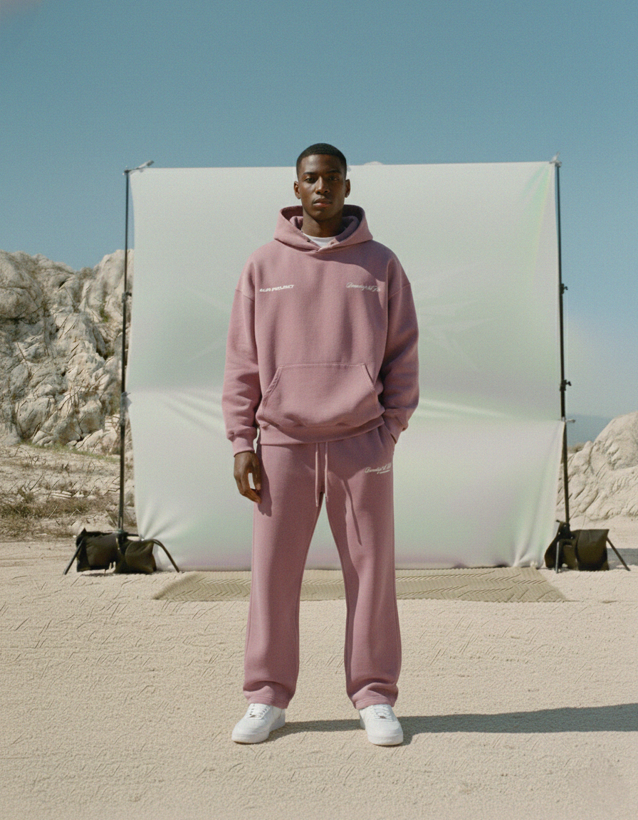 Becoming Is The Art Rose Washed Premium Sweatpants | Sur Project®