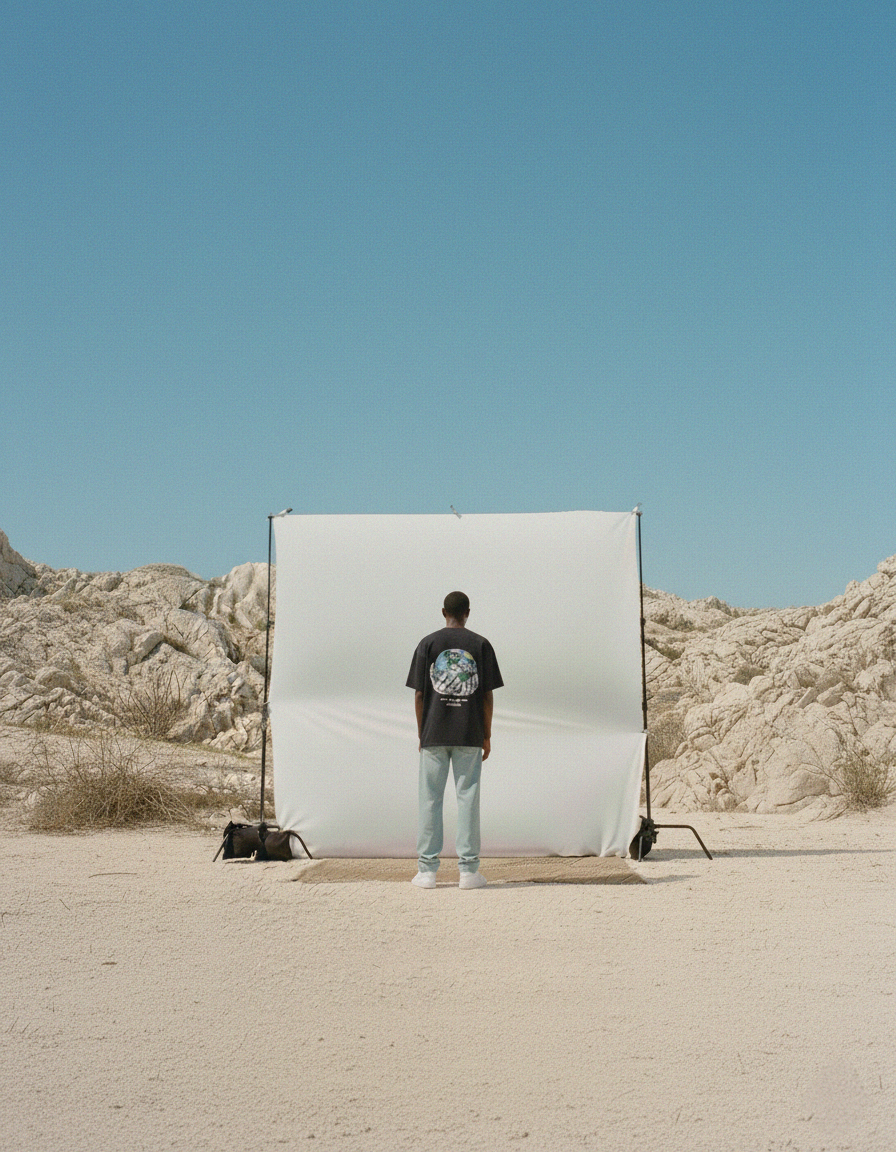 Envision Your Future II Heavyweight Oversized Acid Wash Tee | Sur Project®